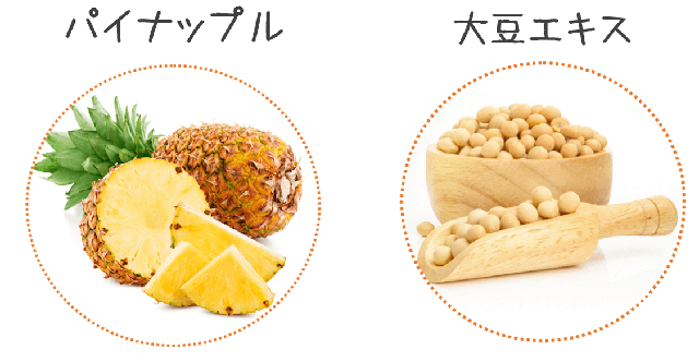 パイナップル・大豆エキス