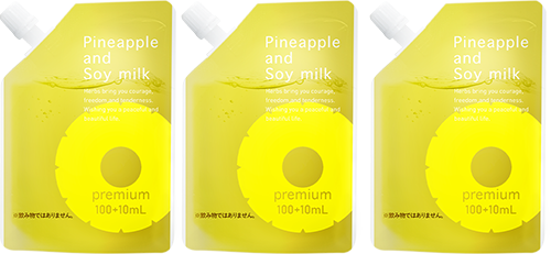新品　鈴木ハーブ研究所 パイナップル豆乳ローションプレミアム  100ml✖️3 パイナップル豆乳ローションプレミアム｜【公式】鈴木ハーブ研究所