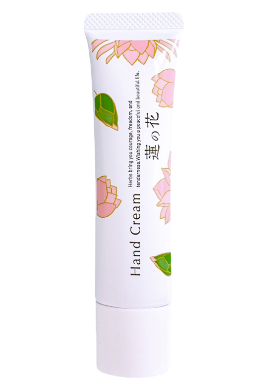 蓮の花ハンドクリーム